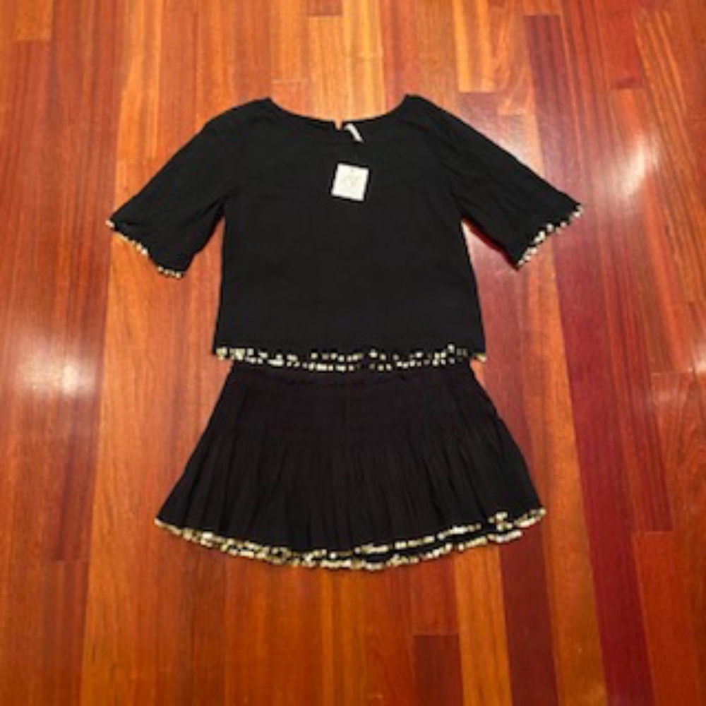 LoveShackFancy Skirt/Top Set, Size M